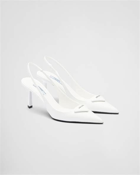 prada slingback white|prada slingback damen.